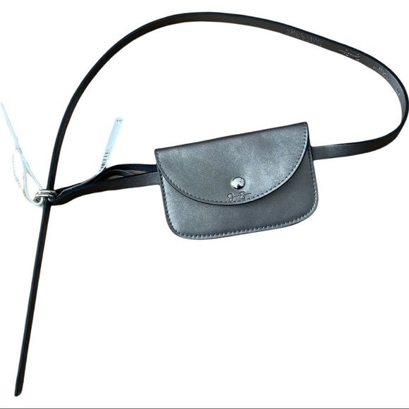 Jessica Simpson Gray Small Belt with Wallet Sz S/M - Picture 2 of 11